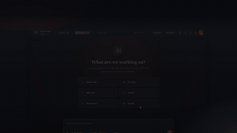 Permission prompt and question form