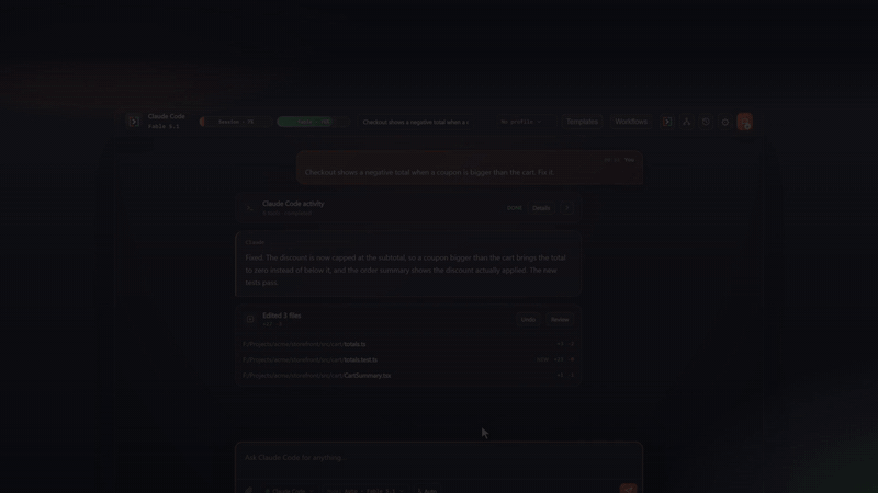 Review tab